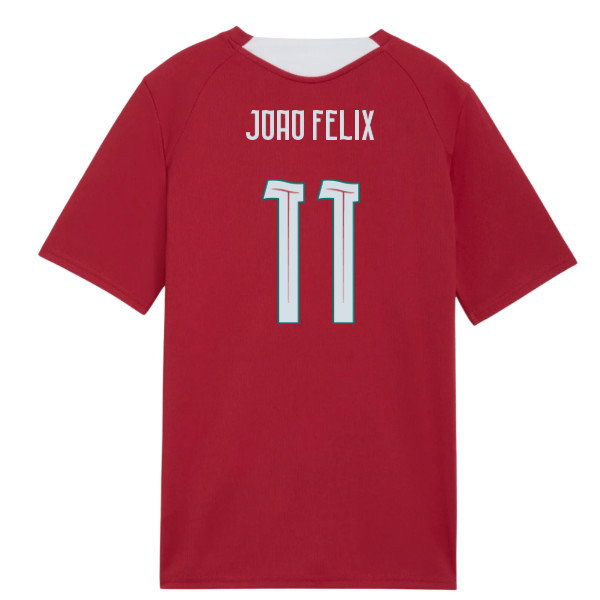 2026-2027 Portugal Training Jersey (Red) - Kids (Joao Felix 11)-SoccerKits Hub | Buy Soccer Jerseys Online